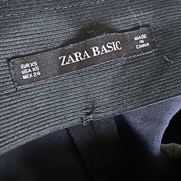 Zara straight suede like pants size XS - Picture 7 of 9